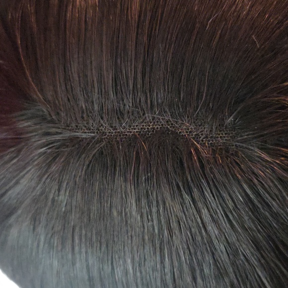 8in Sleek Black Human Hair Bob W/bang. - Picture 2 of 7